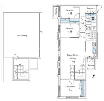 CREATIF学芸大学 401 間取り図