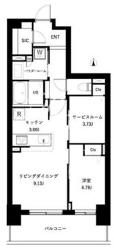 アーバンパーク谷在家 202 間取り図