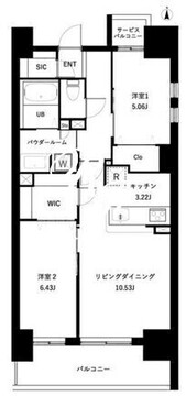 アーバンパーク谷在家 1003 間取り図