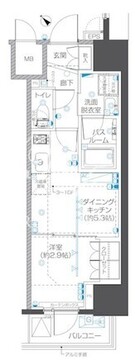 ズーム本郷 405 間取り図