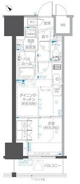 ズーム本郷 904 間取り図