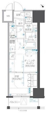 ズーム本郷 803 間取り図
