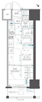 ズーム本郷 603 間取り図