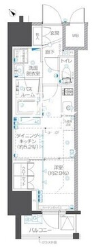 ズーム本郷 1002 間取り図
