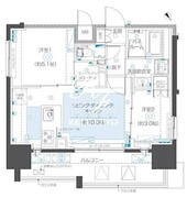 ズーム本郷 1201 間取り図