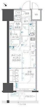 ズーム本郷 304 間取り図