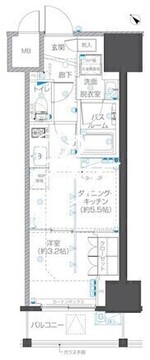 ズーム本郷 303 間取り図