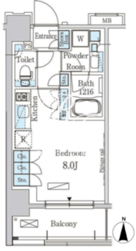 パークアクシス大森 601 間取り図