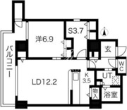 シティコート目黒 4-209 間取り図