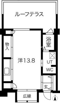 シティコート目黒 3-604 間取り図