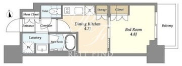 リビオメゾン浅草雷門 202 間取り図