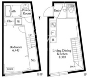 エルファーロ広尾 105 間取り図