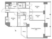 シーズンフラッツ大森西 1504 間取り図