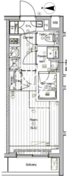 ザ・プレミアムキューブG大崎 105 間取り図