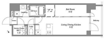 シーズンフラッツ大森西 611 間取り図