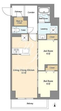ドゥーエ尾久 203 間取り図