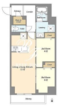 ドゥーエ尾久 603 間取り図
