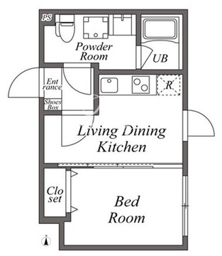 ユーレジデンス下北沢 301 間取り図