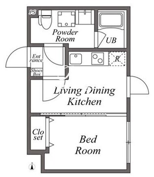 ユーレジデンス下北沢 402 間取り図