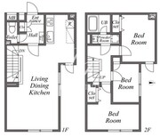 ユーレジデンス下北沢 203 間取り図