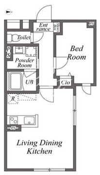 ユーレジデンス下北沢 303 間取り図