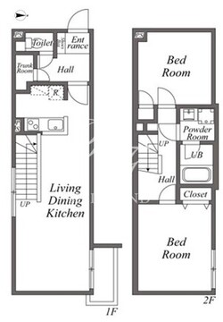 ユーレジデンス下北沢 204 間取り図