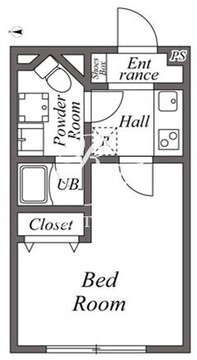 ユーレジデンス下北沢 411 間取り図