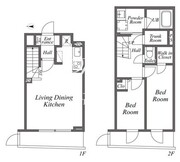 ユーレジデンス下北沢 209 間取り図