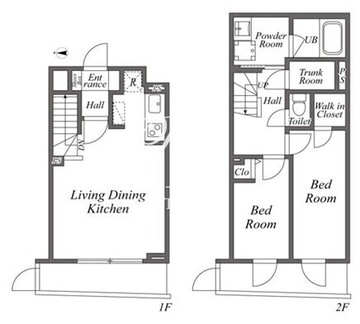 ユーレジデンス下北沢 209 間取り図