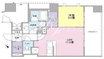 クローバー神田紺屋町 204 間取り図