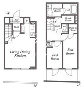 ユーレジデンス下北沢 206 間取り図