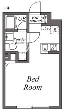 ユーレジデンス下北沢 308 間取り図