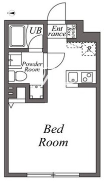 ユーレジデンス下北沢 408 間取り図
