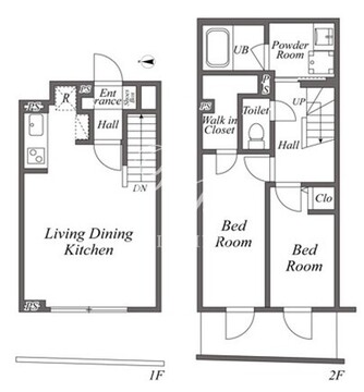 ユーレジデンス下北沢 207 間取り図