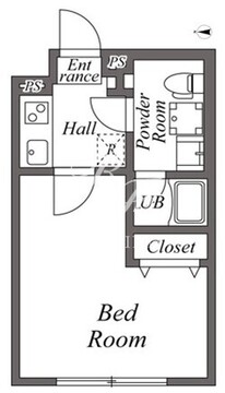 ユーレジデンス下北沢 307 間取り図