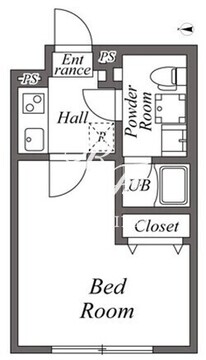ユーレジデンス下北沢 407 間取り図