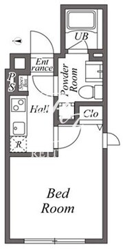 ユーレジデンス下北沢 405 間取り図