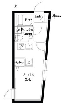 アバンティア初台 201 間取り図