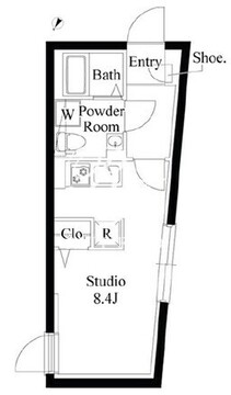 アバンティア初台 301 間取り図