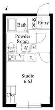 アバンティア初台 302 間取り図