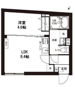 レピュア曙橋駅前レジデンス 101 間取り図