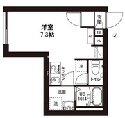 レピュア曙橋駅前レジデンス 102 間取り図