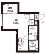レピュア曙橋駅前レジデンス 402 間取り図