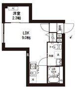 レピュア曙橋駅前レジデンス 502 間取り図