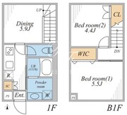リーガランド西五反田アネックス 102 間取り図