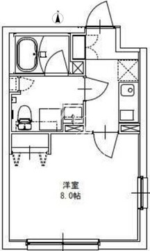 バークレーン上野毛 104 間取り図