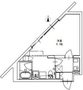 バークレーン上野毛 201 間取り図