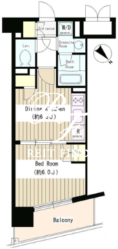 ステラメゾン茗荷谷 1103 間取り図