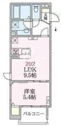 アローマ王子本町 202 間取り図