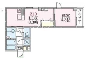 アローマ王子本町 210 間取り図